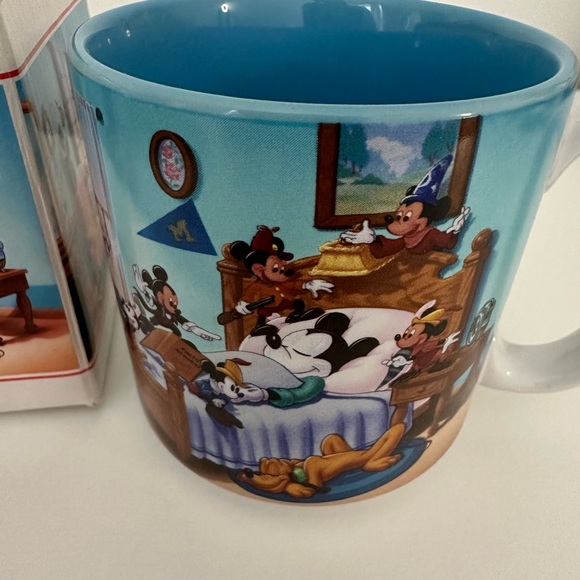New Vintage Disney Mickey Mouse Through The Years 1996 12oz Coffee Mug - Picture 2 of 3